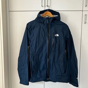 North Face Alta Vista Rain Hiking Jacket Navy sz M